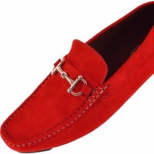 NEW Amali Mens Plush Microfiber Faux Suede Loafer